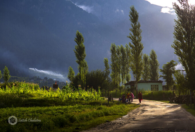 Evening light of Gulabgarh.