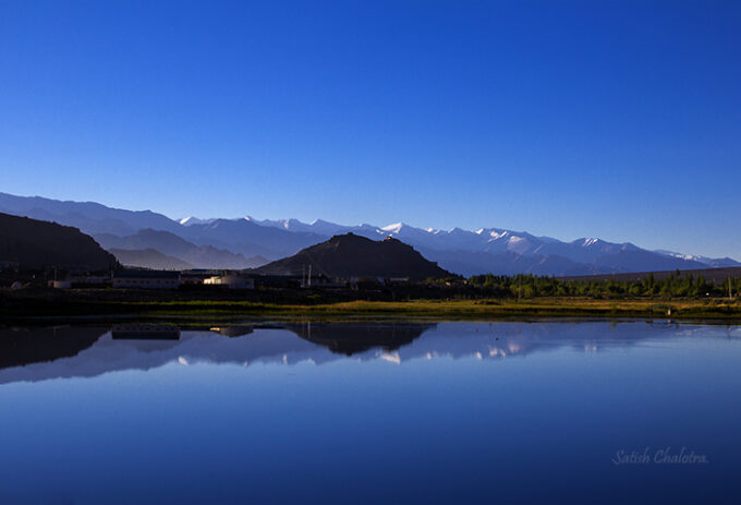 Great mirror of nature. Ladakh