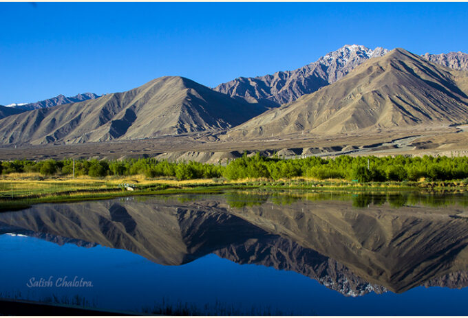 Nature's mirror. Ladakh