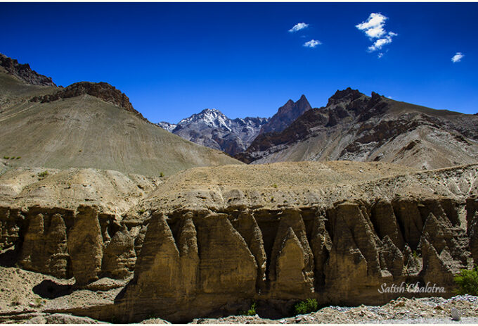 Pyramids of nature. Ladakh